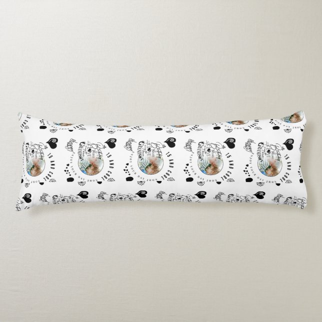 Coussins Longs Carte de Joyeux Anniversaire Petit-Fils Typographi (Devant)
