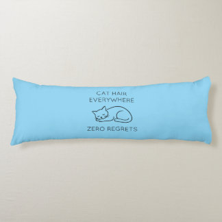 Coussins Longs Cat hair everywhere zero regrets