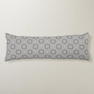 Coussins Longs Cercles et diamants en Motif de bronze