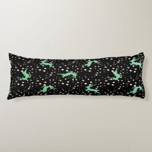 Coussins Longs Cerf de Noël Étoile Motif Hivernal