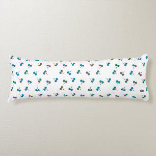Coussins Longs Cerise bleue