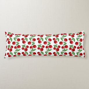 Coussins Longs Cerises Rouges Partout Motif