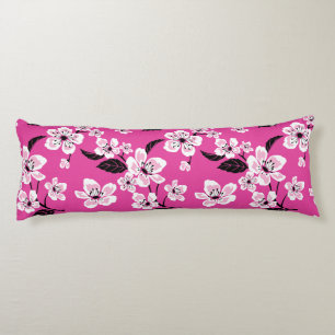 COUSSINS LONGS CERISIER EN FLEURS - SAKURA (ROSE)