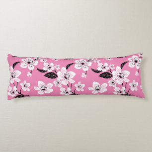 COUSSINS LONGS CERISIER EN FLEURS - SAKURA (ROSE CLAIR)