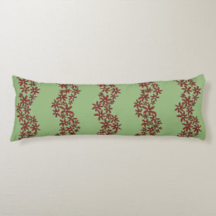 Coussins Longs Chaîne de marguerite Fleur laide rayures blanc sur