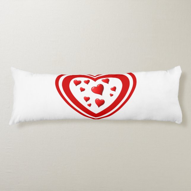 Coussins Longs Chapeau plein d'amour (Devant)