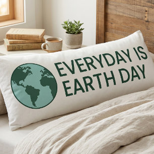 Coussins Longs Chaque Jour Est Le Jour De La Terre - Amoureux De