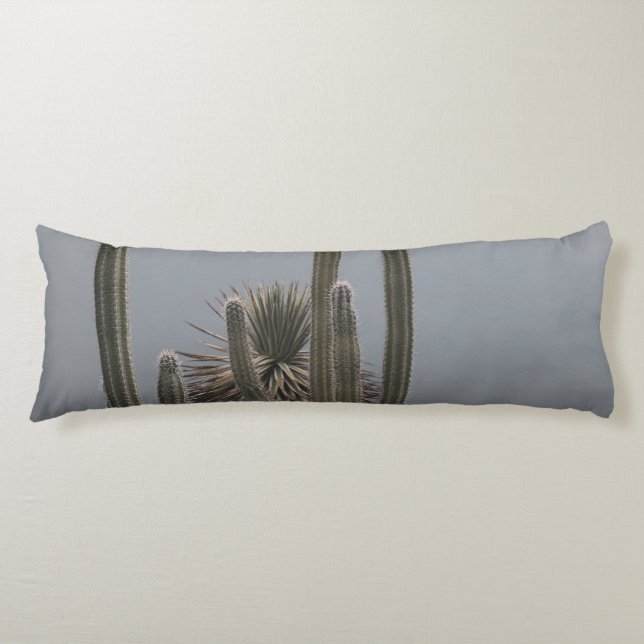Coussins Longs Charme de Grove Cactus des Caraïbes 1 #art #tropic (Devant)