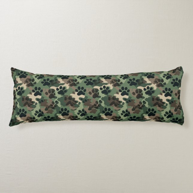Coussins Longs Chat Camouflage Fleur Maison Rénovation Bohème Coi (Devant)