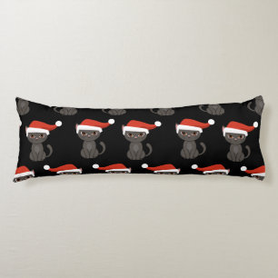 Coussins Longs Chat Noir En Colère Cadeaux Drôles De Noël Hallowe