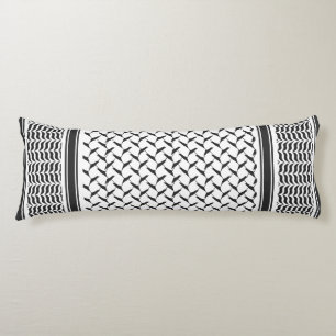 Coussins Longs Chemagh noir et blanc de la Joranian