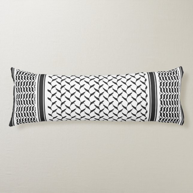 Coussins Longs Chemagh noir et blanc de la Joranian (Devant)