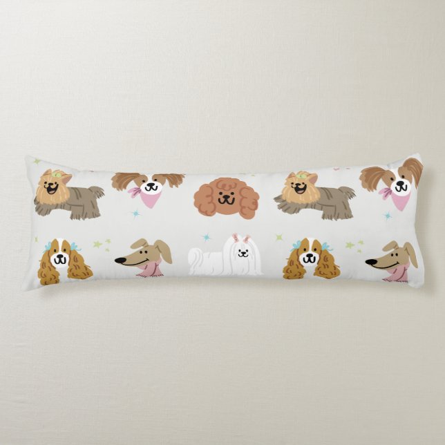 Coussins Longs Chiens Animaux de compagnie Salle enfants (Devant)