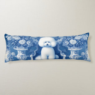 Coussins Longs Chinoiserie Bichon Oreiller Corps