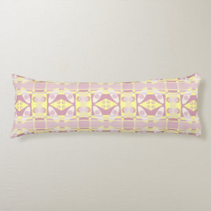 Coussins Longs Chintz bohème 104 Pastel Jaune Dusty Rose