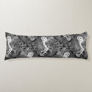 Coussins Longs Chouettes, fougères, chênes et baies 4