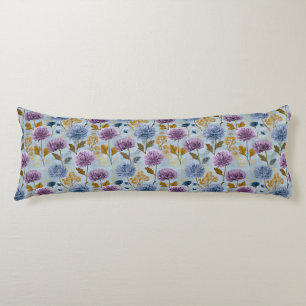 Coussins Longs Chrysanths Nature Home Styling Plancher Occidental