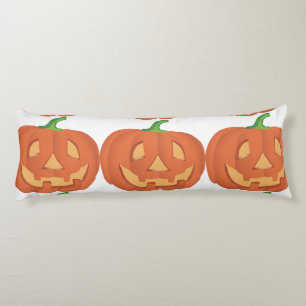 Coussins Longs Citrouille pour Halloween 1