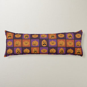 Coussins Longs Citrouilles d'Halloween