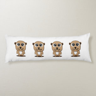 Coussins Longs Clipart mignon de caractère