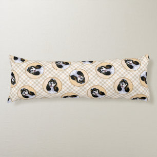 Coussins Longs Cocker Spaniel Peinture Parti Tan Original Chien A