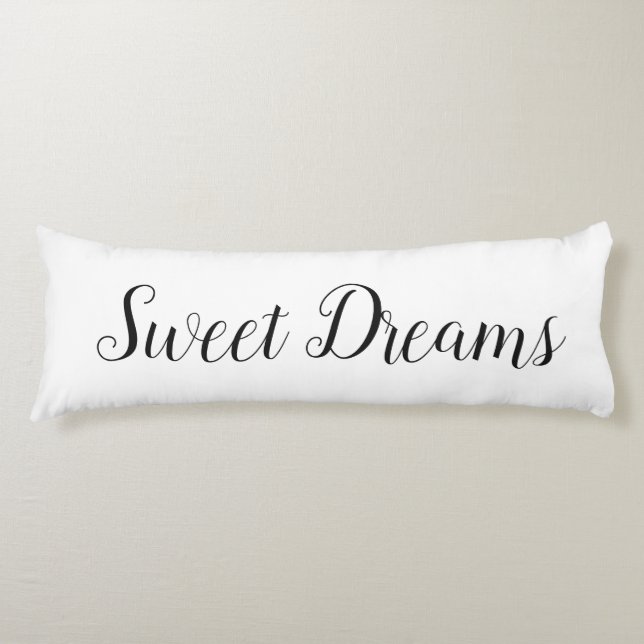 Coussins Longs Cojin rectangular con Frase Sweet Dreams (Devant)
