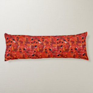 Coussins Longs Collage de mosaïque factice chaud