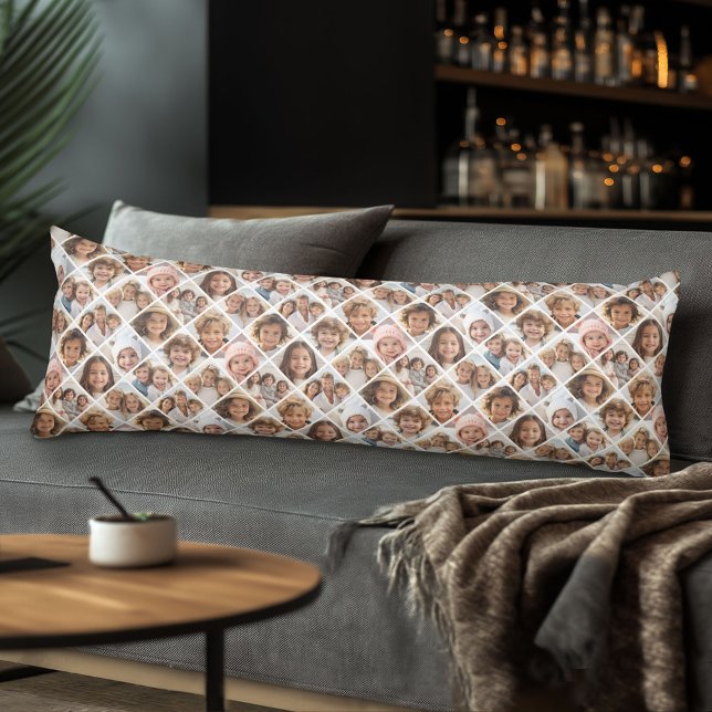 Coussins Longs Collage personnalisé 12 Photo - Tout sur Motif (Body Pillow with Photo Collage)