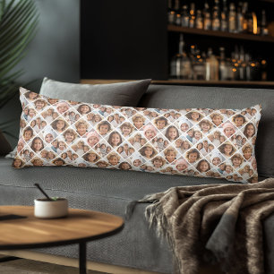 Coussins Longs Collage personnalisé 12 photos - Motif partout