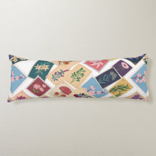 Coussins Longs Collection Timbres vintages, Thème Rétro