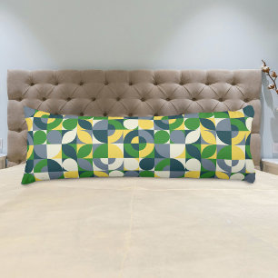 Coussins Longs Coloré moderne Bauhaus Abstrait Motif géométrique