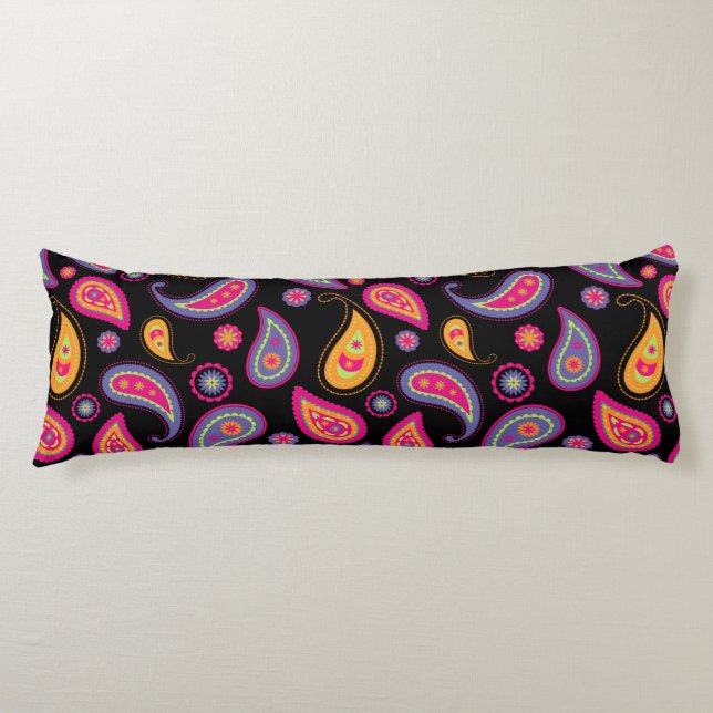 Coussins Longs Coloré Paisley sans couture Motif (Devant)