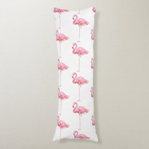 Coussins Longs Conception de la série de Flamants roses d'appel d