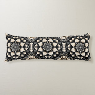 Coussins Longs Conception de mandala floral orné