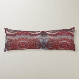 Coussins Longs Conception de pierre rouge