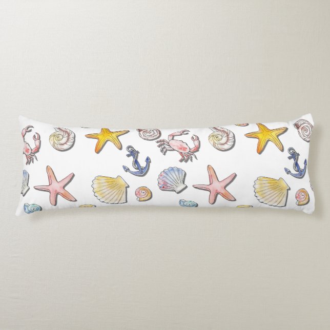 Coussins Longs Conception simple de plage mignonne  (Devant)