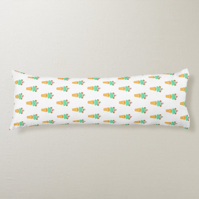Coussins Longs cône de crème glacée (Devant)