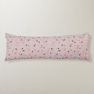 Coussins Longs Confetti Bubblegum Rétro Points Milieu du Siècle