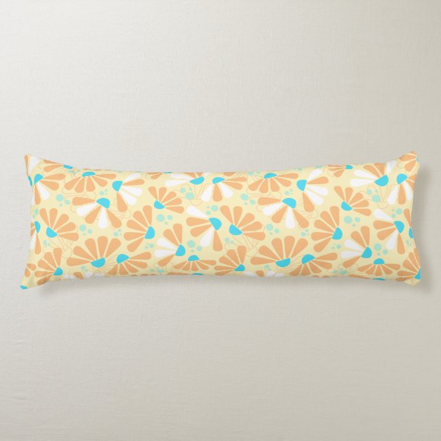 Coussins Longs Confetti de fleurs sur lunette (Devant)