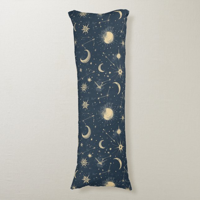 Coussins Longs Constellation céleste - Nuit étoilée (3) (Devant (Vertical))