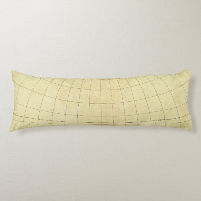 Coussins Longs Contour de l'Asie (Devant)