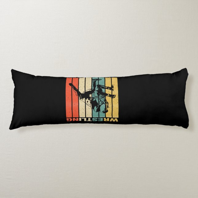 Coussins Longs Cool Lutte Hommes Cadeaux De Lutte D'Anniversaire (Devant)