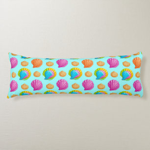 Coussins Longs Coquillages Colorés 