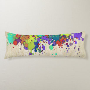 Coussins Longs COULEUR FUNNY SPLASH I + vos idées