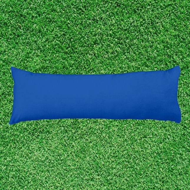 Coussins Longs Couleur solide bleu Cobalt (Créateur téléchargé)