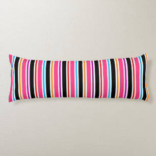 Coussins Longs Couleurs multiples roses noir