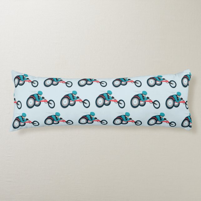 Coussins Longs Course en fauteuil roulant (Devant)