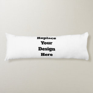 Coussins Longs Créez votre propre blanc