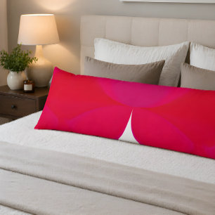 Coussins Longs Créez votre propre teinte pourpre rouge et blanc e
