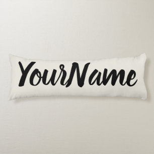Coussins Longs Crème de lin personnalisée